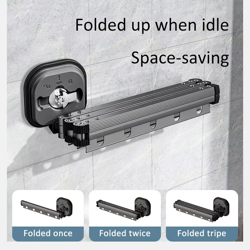 رف تجفيف الملابس القابل للسحب - الصورة 2